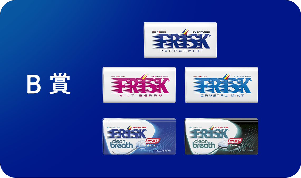 B賞 FRISKセット